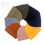 Wholesale Custom Embroidered Logo Plain Blank Chunky Knit Beanies Hat Knitted Beanie Cap Winter Warm Hat for Men Women