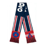 Factory Direct Custom Embroidered Sports Scarf Double-Sided Knit Long Football Fan Scarf