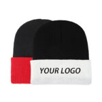 Manufacturer Custom Embroidery Unisex Winter Sublimation Knitted Beanies Hats Skull Cap with Custom Logo